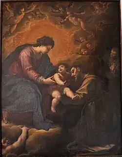 Madonna and Child with Saint Francis, Girolamini, Naples