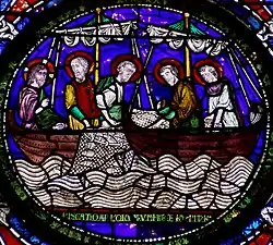 Stained glass detail, Canterbury Cathedral