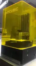 Cabinet of a resinprinter