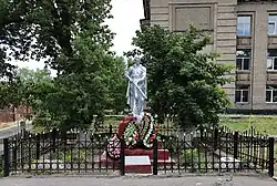 Mass grave of Soviet soldiers in Hirske
