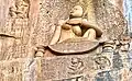 Gajasursamharamurti and Parvati bas-relief, Kalinjar Fort
