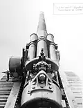 7" Tractor Mount Mark V, counter-recoil cylinders assembled on slide