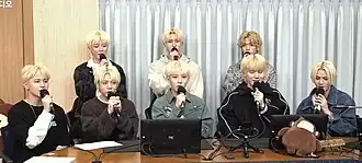 8Turn in January 2024 Top Row: Minho, Kyungmin, Haemin Bottom Row: Jaeyun, Seungheon, Yungyu, Yoonsung, Myungho