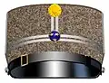 Hat (Mössa m/1923) for a lieutenant