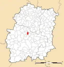 Location of Mauchamps