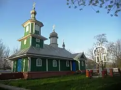 The Holy Trinity Wooden Church in Tîrnova village, Edineț, 2012