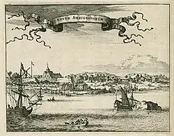 The Prince’s Flag is used as the flag of New Amsterdam.