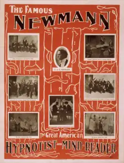 Newmann, the great American hypnotist and mind-reader