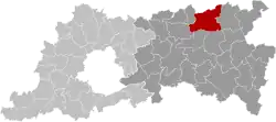 Location of Aarschot in Flemish Brabant