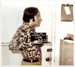 friendswood arrest mugshot, August 29, 1974