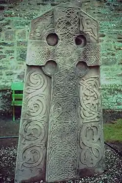 Kirkyard Stone, Class II Pictish cross-slab, Aberlemno, Scotland