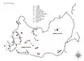 Map of Acrocorinth