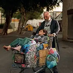 Untitled (Abraham and Isaac), from series "Biblical Stories", 100 x 100 / 140 x 140 cm., 2004.