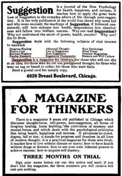 Suggestion is a magazine for "Thinkers"