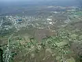 Aerial looking north