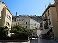 View of the mosque from Syntagma Square to the north