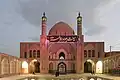 The mosque at sunset