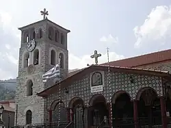 The church of Agios Dimitrios in the village