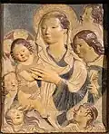 Madonna and Child with Angels of Annunciation, private coll.