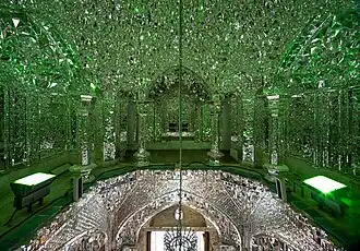 Ayeneh-kari of Fatima Masumeh Shrine, Qom