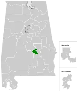 Map of the district