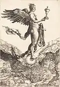 Nemesis (The Great Fortune), c. 1501/02, 33.5&nbsp;×&nbsp;23.3&nbsp;cm (National Gallery of Art)