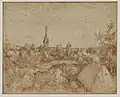 Albrecht Dürer, drawing of Heroldsberg (1510)