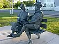 Alexander and Mabel Bell statue