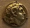 Tetradrachm of Lysimachos with the head of Alexander, Greece, about 305–281 BC