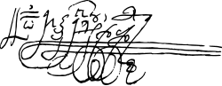 Alexandru Coconul's signature