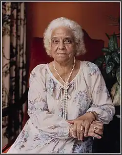 Portrait of Alfreda Barnett Duster in 1982
