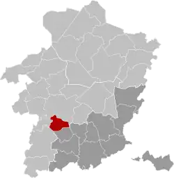 Location of Alken in Limburg