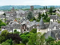 A general view of Allassac