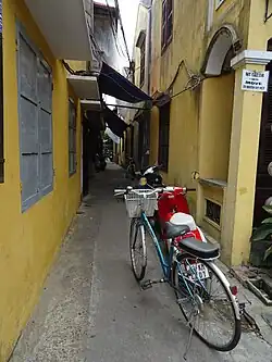 A typical alleyway in Hoi An's Old Town