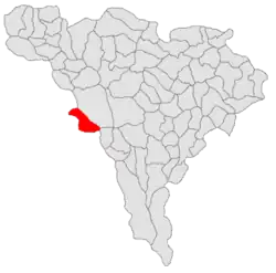 Location in Alba County