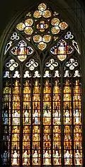 Approx. 1400: Coloured, west façade