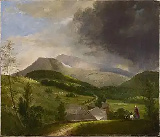 Alvan Fisher, Approaching Storm, White Mountains (1820s)