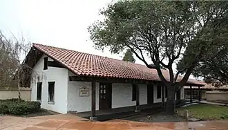 Alvarado Adobe at the intersection of San Pablo Avenue and Church Lane