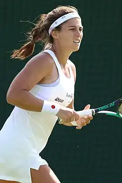 Carol Meligeni at Wimbledon 2022