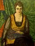 Portrait of Alvine Käppa, 1919, oil on canvas, Enn Kunila art collection