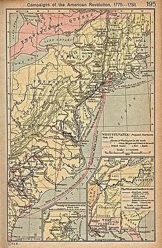 Campaigns in the American Revolutionary War