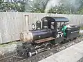 Visiting from Perrygrove Railway is this American 0-4-0 No. 27 'Soony' and is seen at Clayton West.