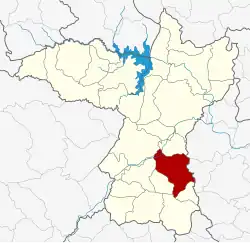 District location in Khon Kaen province