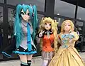 Animegao kigurumi performers at Anime North 2017