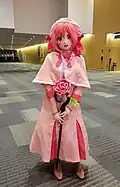 Animegao kigurumi cosplay of Lily (Recovery of an MMO Junkie) at Matsuricon 2022