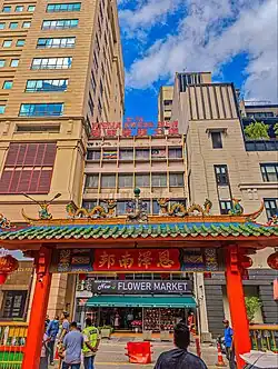 Temple signboard
