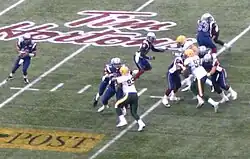 A game of Canadian football