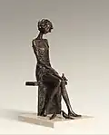 Anticipation, broze, 29x14x14 sm