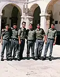 Students in service dress
