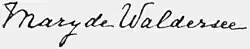 Mary Esther Lee's signature